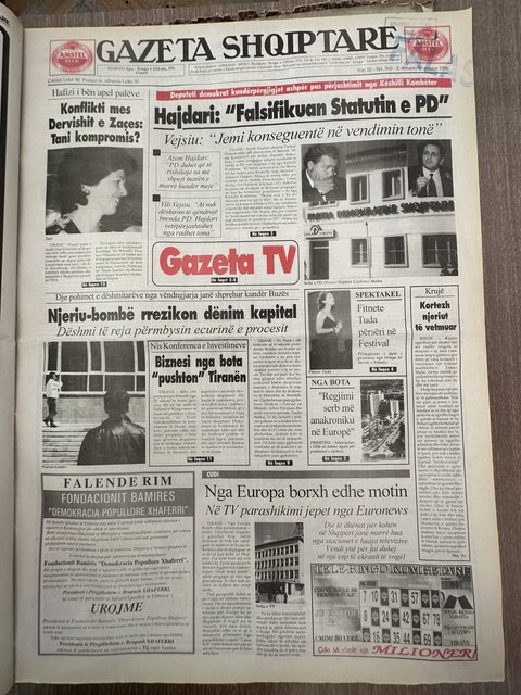 Gazeta Shqiptare 1996-11-30